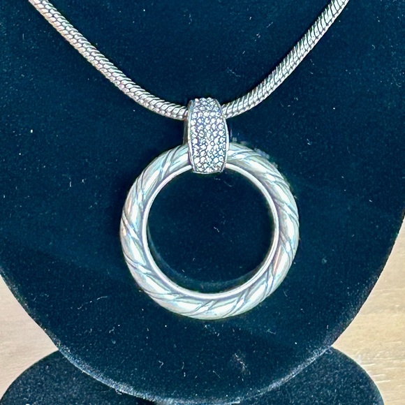 Brighton Circle Pendant Necklace - Picture 3 of 6